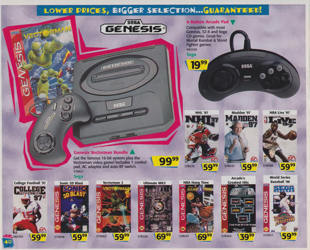 love, elizabethany: video games galore in the 1996 toys r us ad